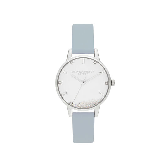 The Wishing Watch Vegan Chalk Blue & Silver