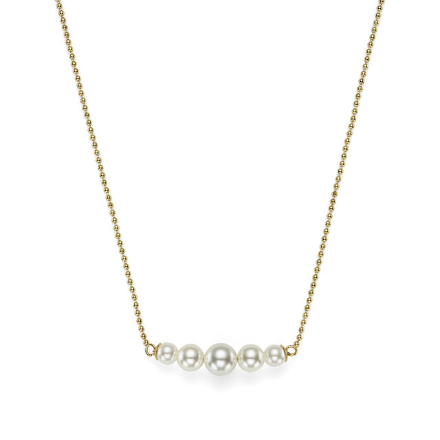 Pearls & Beads Gold Plated Necklace