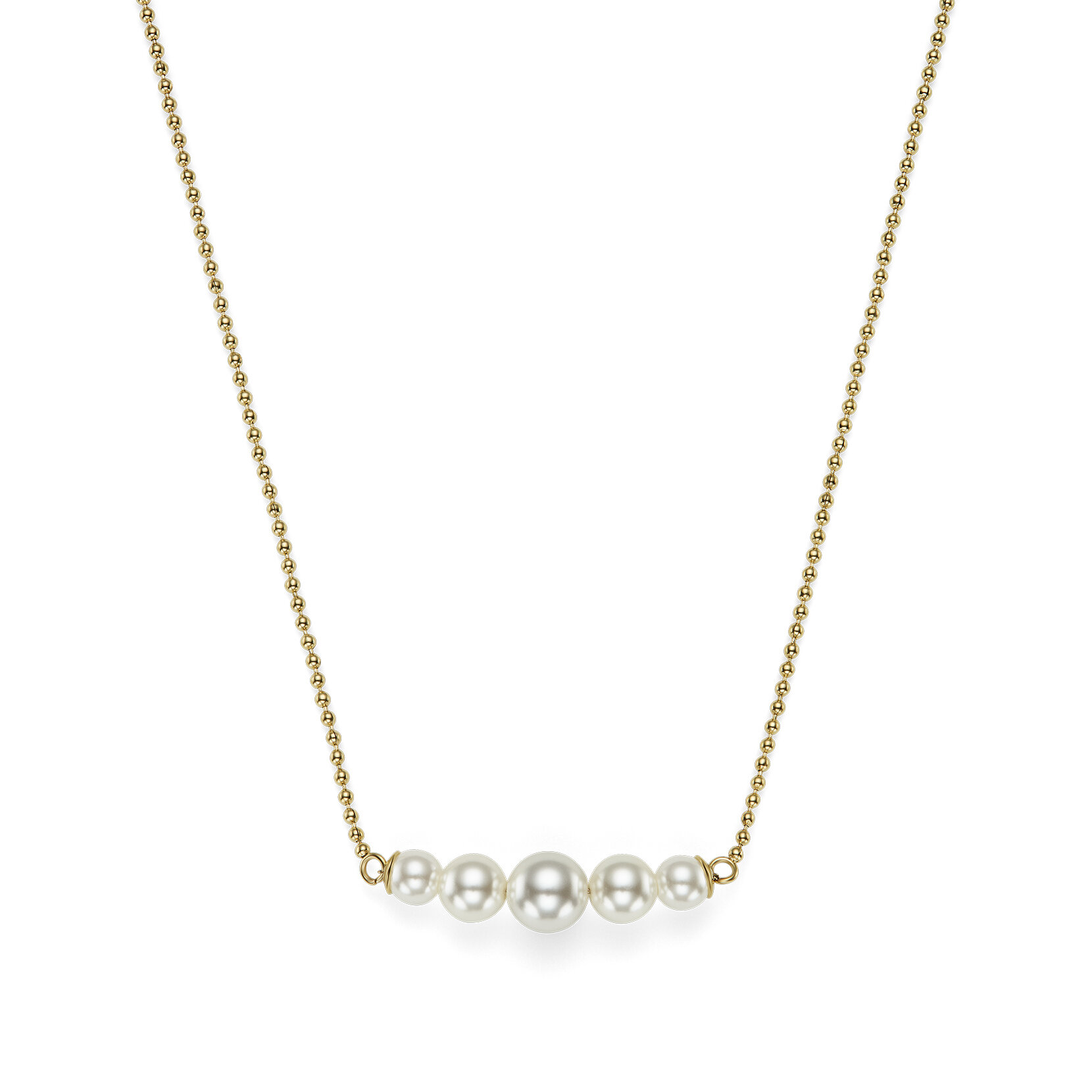 Pearls & Beads Gold Plated Necklace