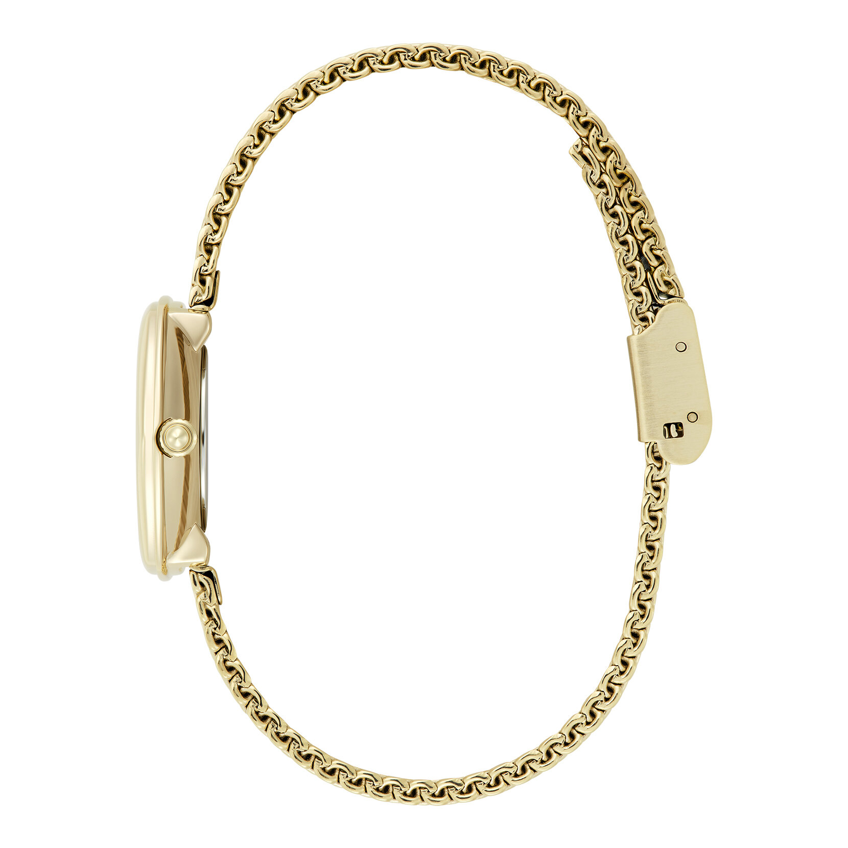 28mm Charing Black & Gold Mesh Watch