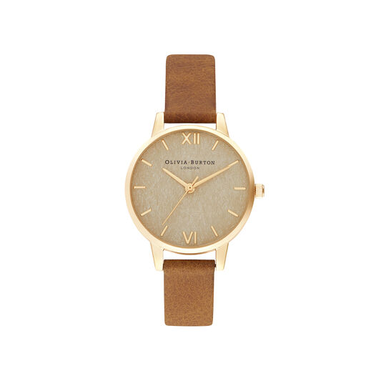 Woven Dial Honey Tan & Pale Gold