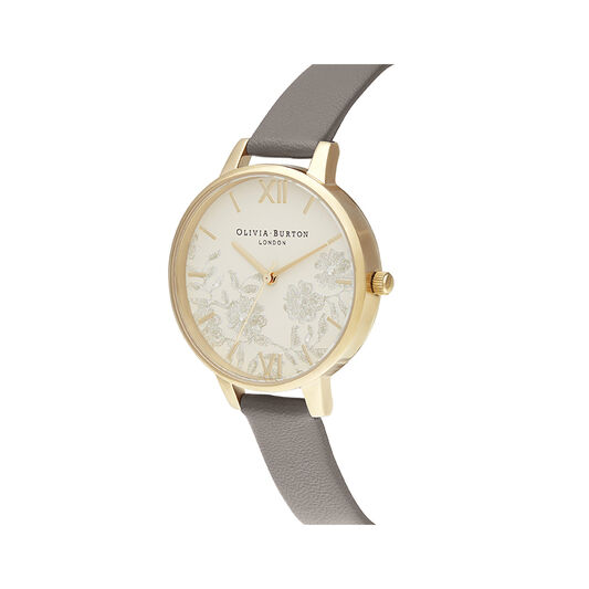 Demi Nude Dial Vegan London Grey & Gold