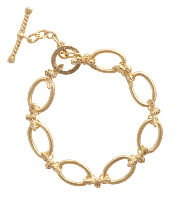 Olivia burton bracelet gold plated bee