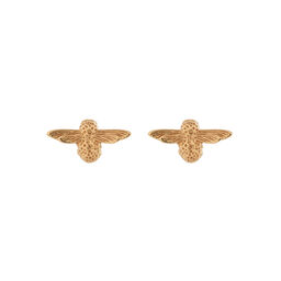3D Bee Studs Gold 