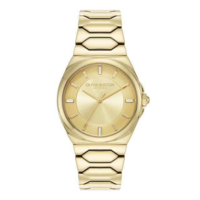 34mm Lustre Champagne & Gold Bracelet Watch