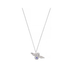 Bejewelled Bee Pendant with Tanzanite