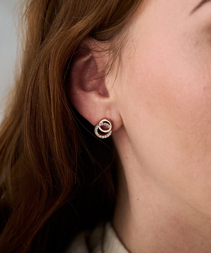 Olivia burton bejewelled interlink earrings Clearance