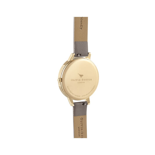 Demi Nude Dial Vegan London Grey & Gold