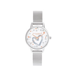 You Have My Heart  Rose Gold & Silver Mesh 