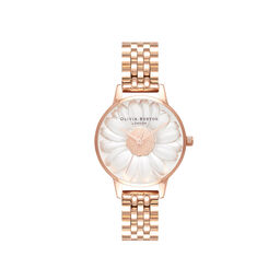  3D Daisy Rose Gold Bracelet 