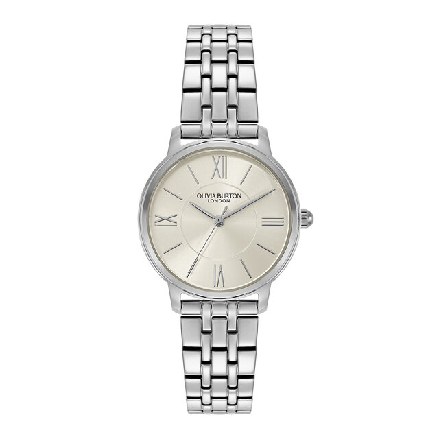 30mm Westbourne White & Silver Bracelet Watch