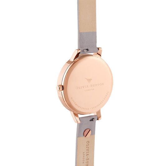 Enchanted Garden Demi gray Lilac & Rose Gold