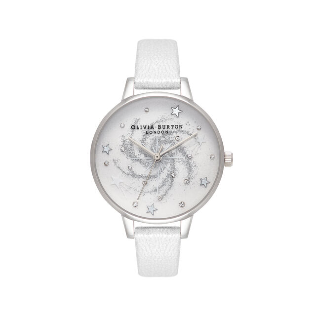 Celestial Demi Dial Silver & Shimmer Pearl Watch