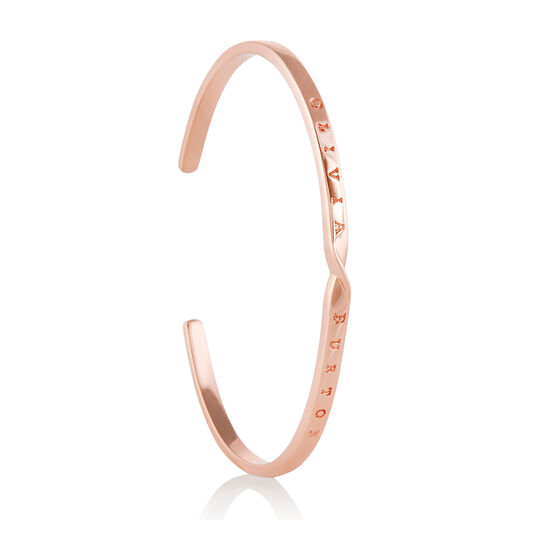 The Classics Rose Gold Twist Bangle
