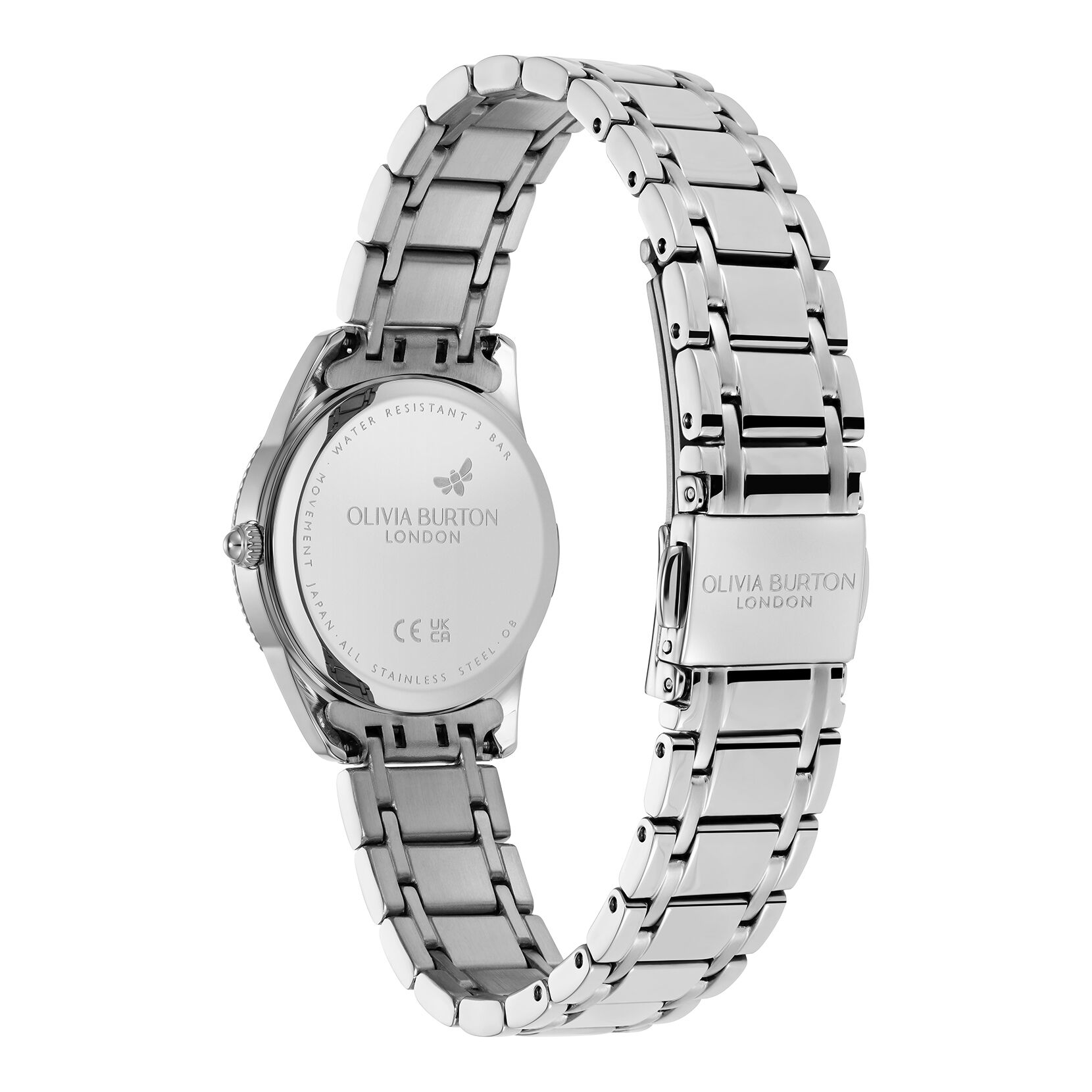 Sports Luxe 28mm Egerton Blush & Silver Bracelet Watch | Olivia