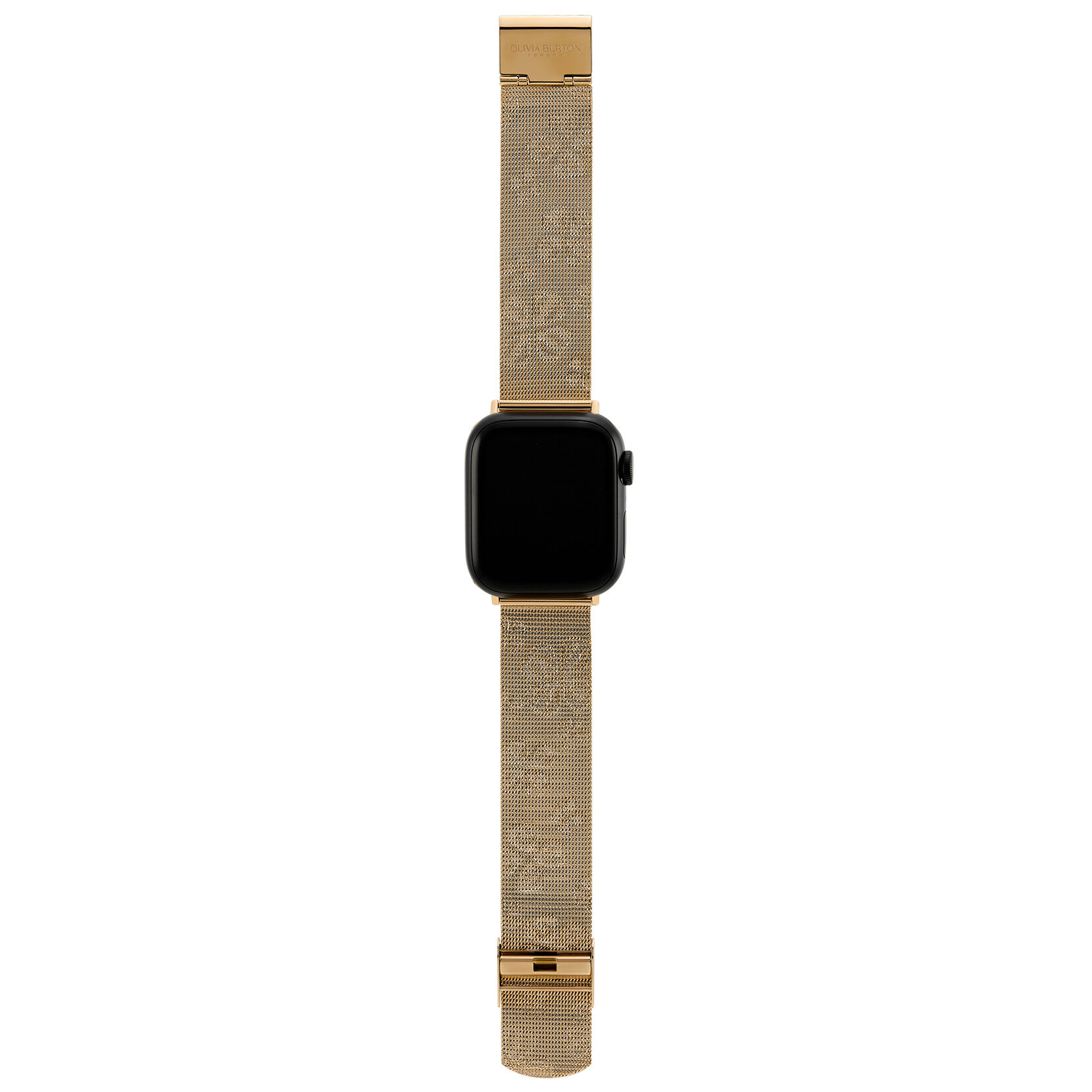 Olivia burton gold mesh strap deals