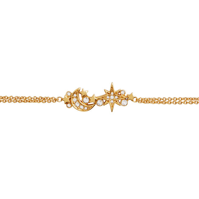 Celestial Gold Cluster Chain Bracelet
