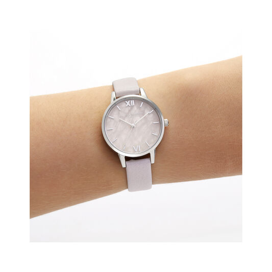 Midi Rose Quartz Blossom & Silver