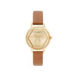 Charity Bee Watch Vegan Honey Tan & Gold
