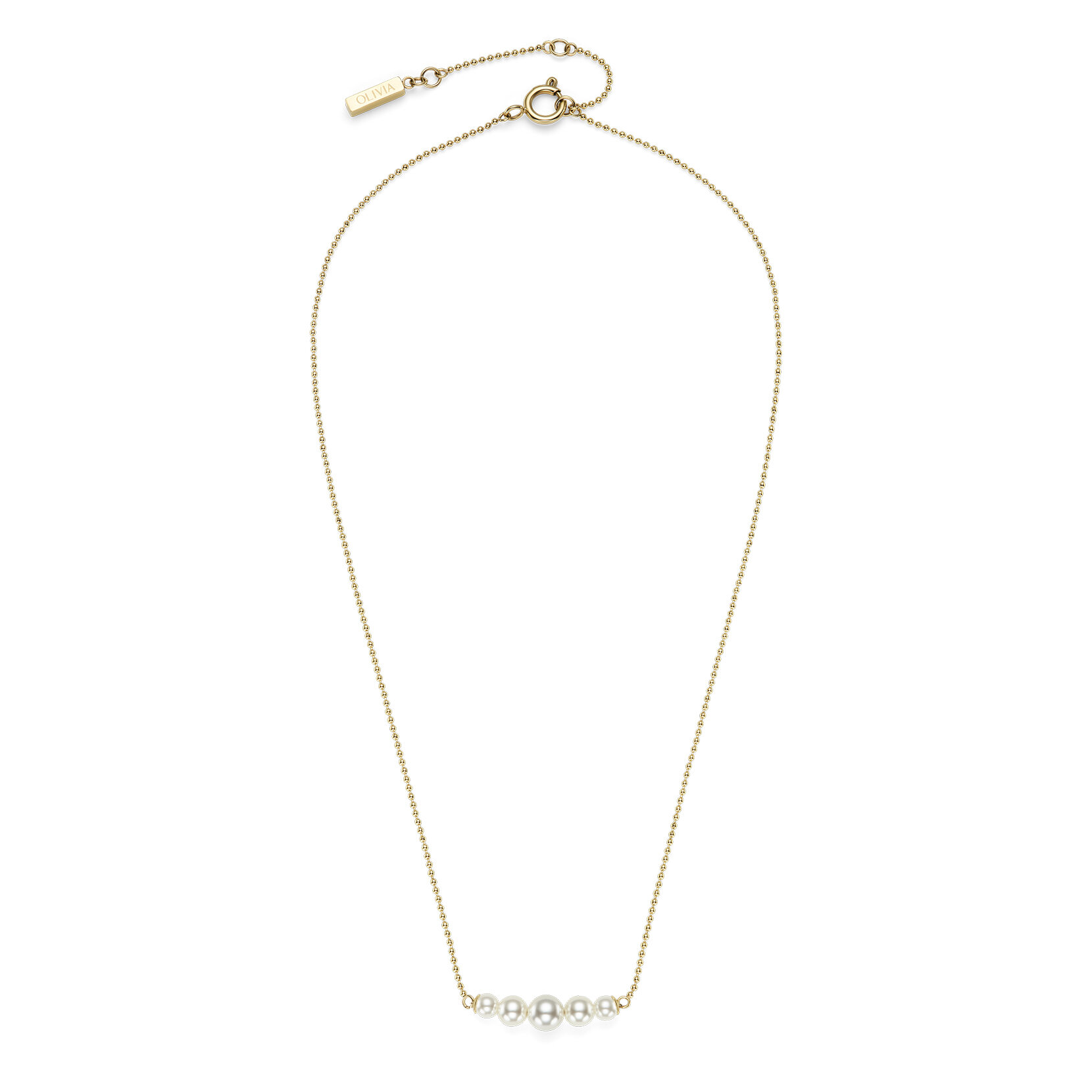 Pearls & Beads Gold Plated Necklace