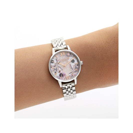 Midi Rose Quartz & Silver Bracelet
