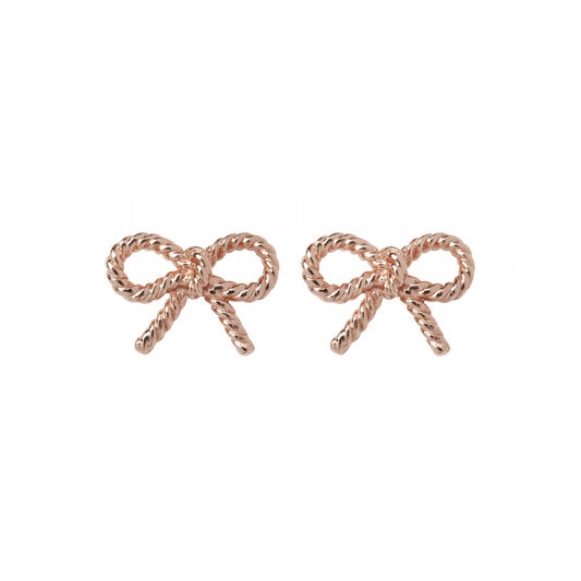Vintage Bow Stud Earrings