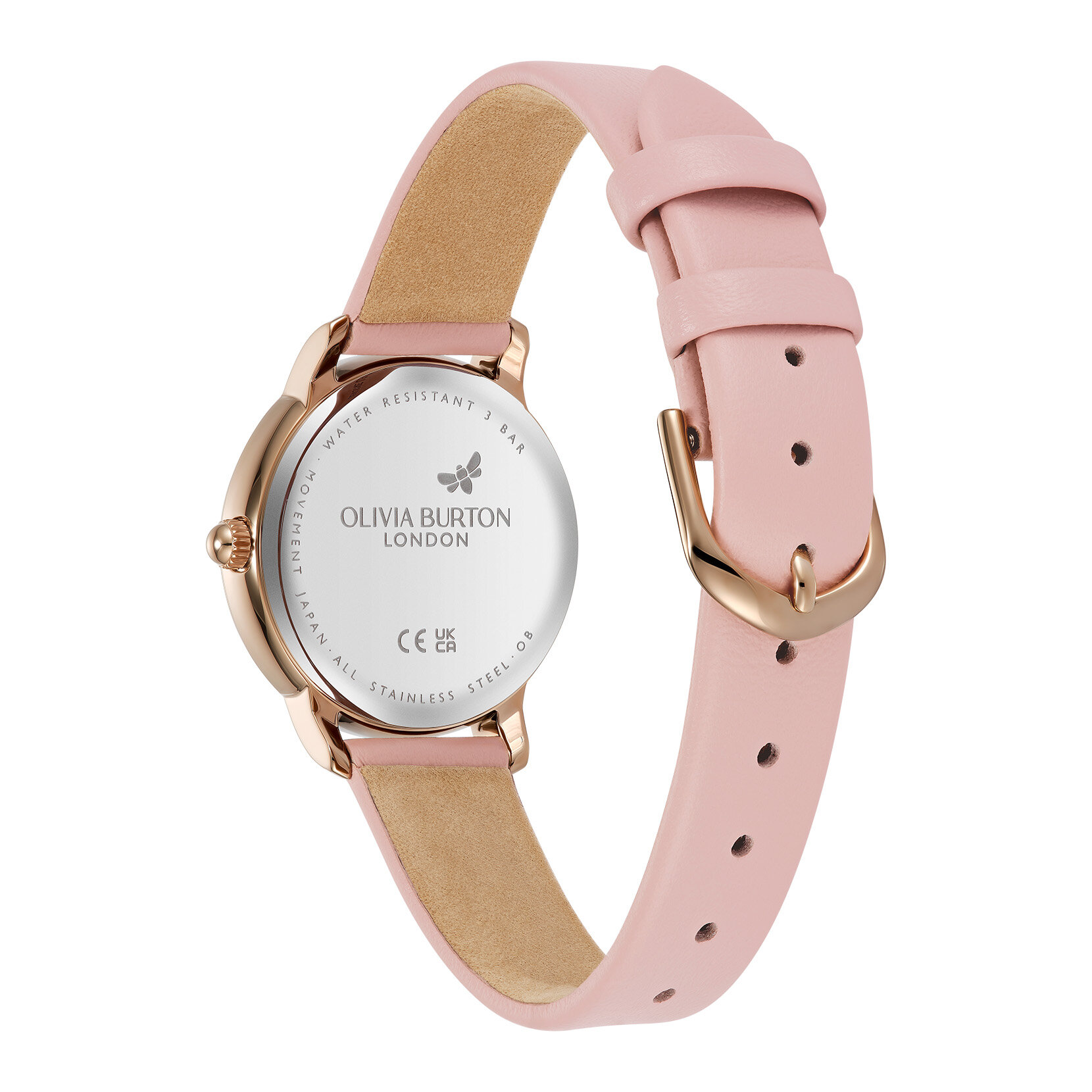 30mm Westbourne Rose Gold & Mellow Rose Leather Strap Watch