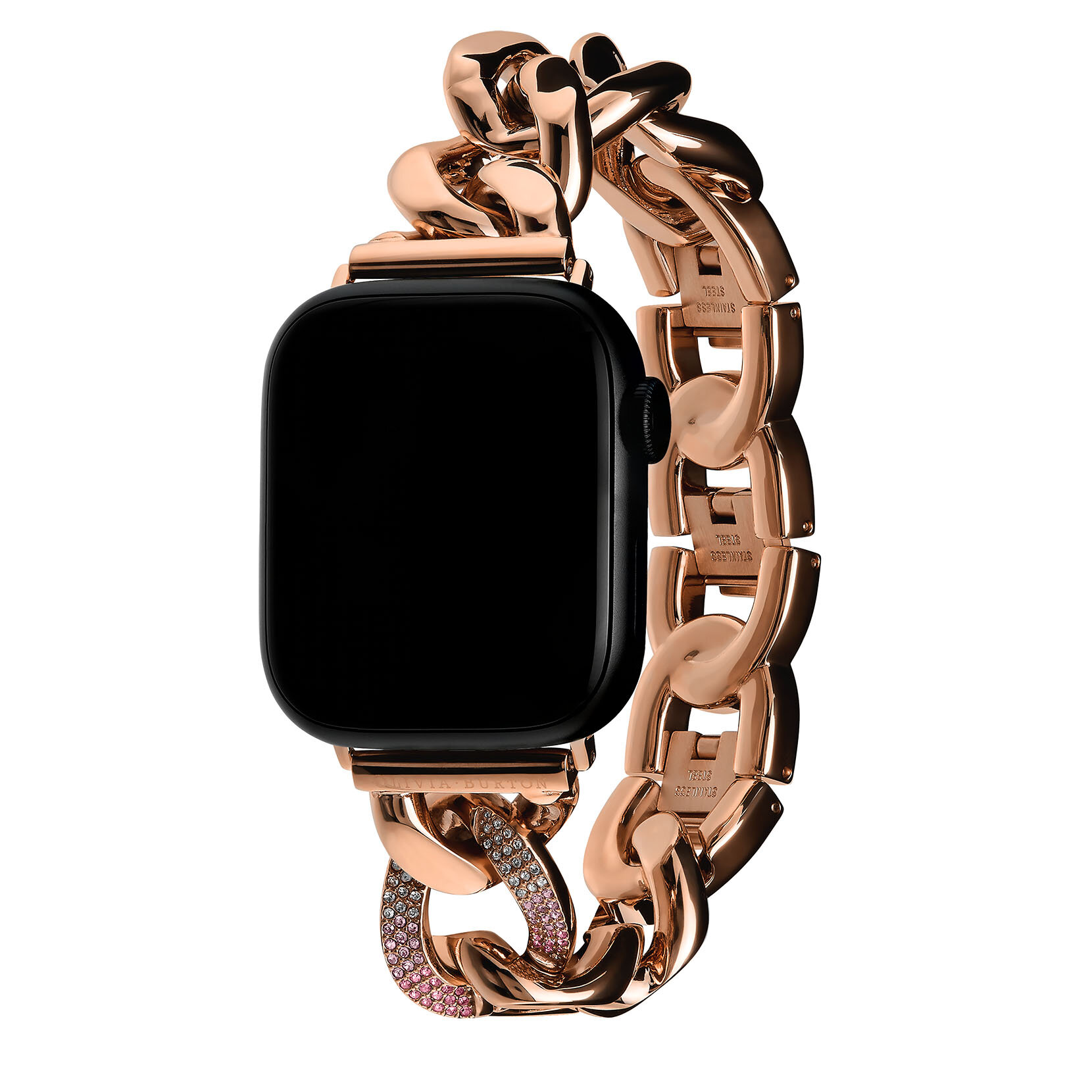 Hot Pink Apple Watch Band Genuine Leather Strap Bands, Apple Watch Bracelet,  Women Armband, Rose Gold Watch Band, Series 8/7/6/5/ Bracelets