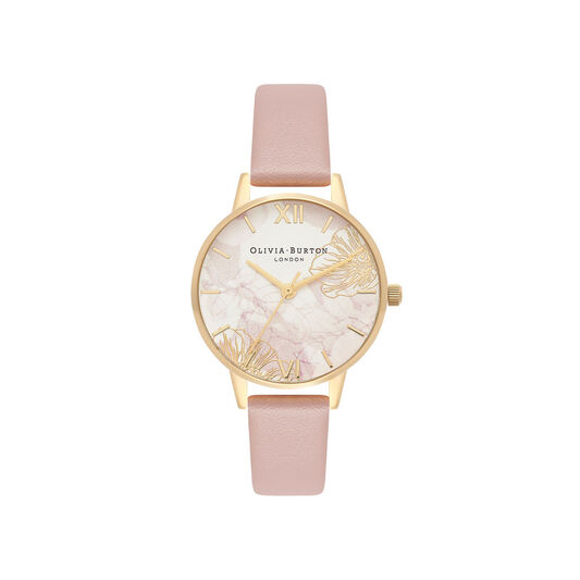 Abstract Florals Vegan Rose Sand & Gold