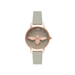  Midi 3D Bee Grey Dial & Rose Gold Watch 
