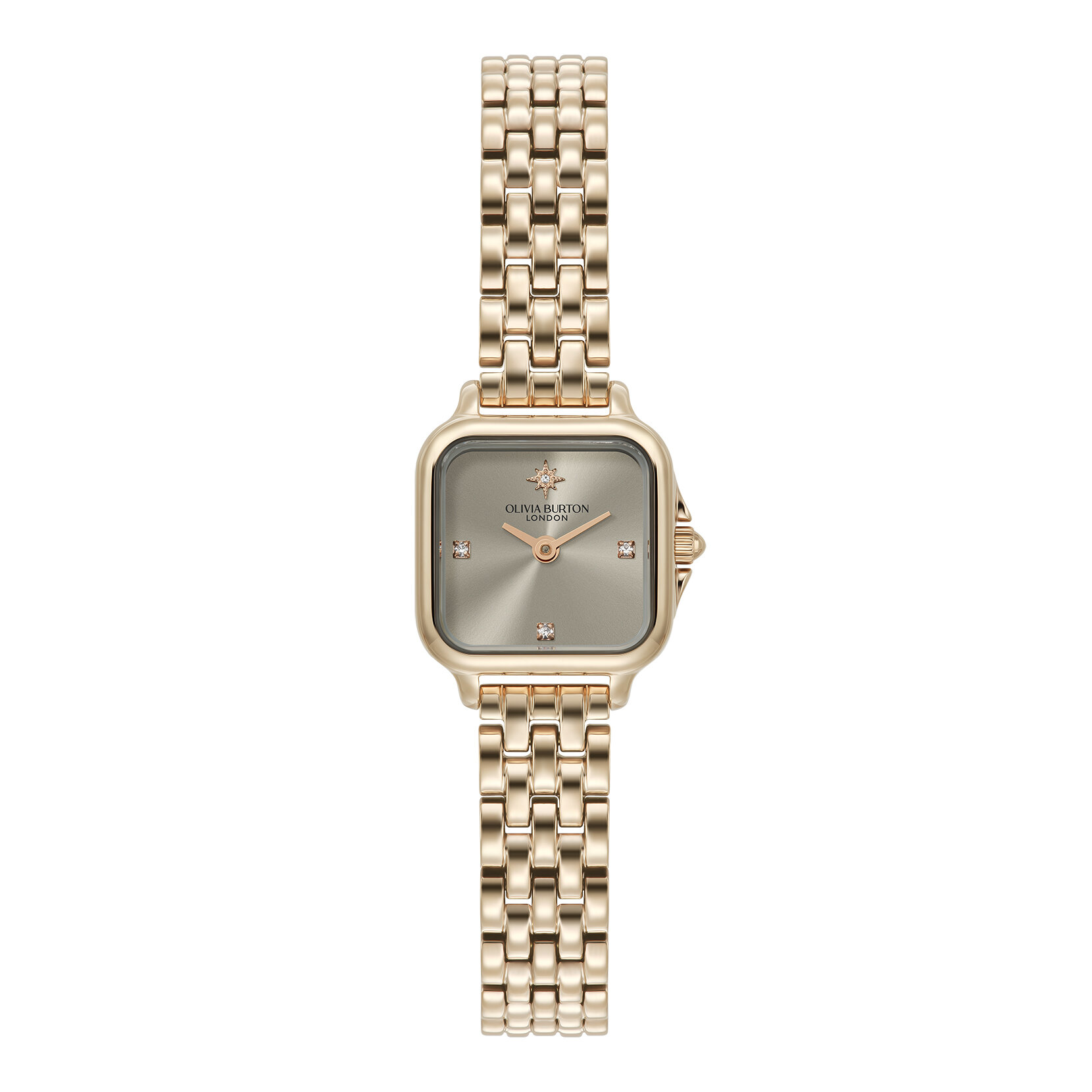 20mm Mini Grosvenor Earl Grey & Rose Gold Bracelet Watch