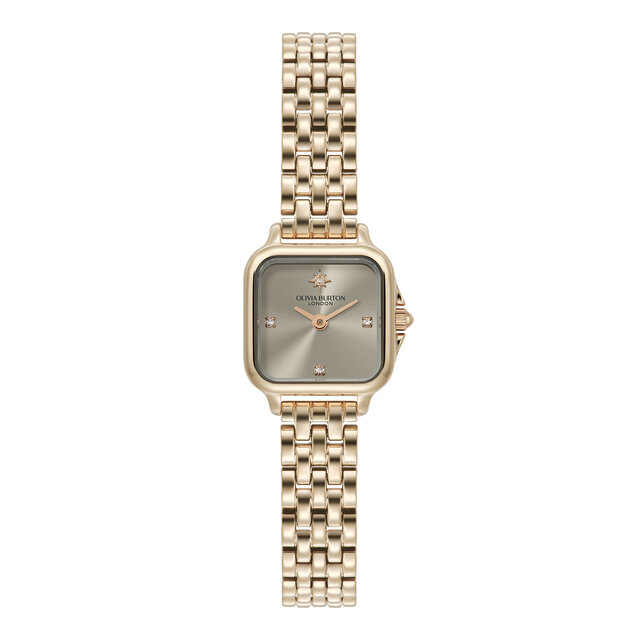 20mm Mini Grosvenor Earl Grey & Rose Gold Bracelet Watch
