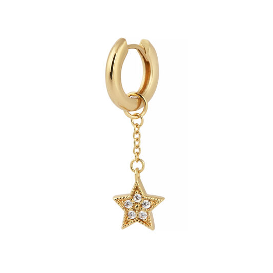 Celestial Huggie Charm Gold