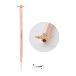 Celebration Bee Pen&nbsp;Siam Crystal & Rose Gold Jan