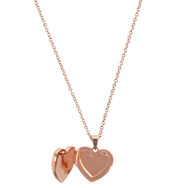 Rose Gold North Star Locket Necklace
