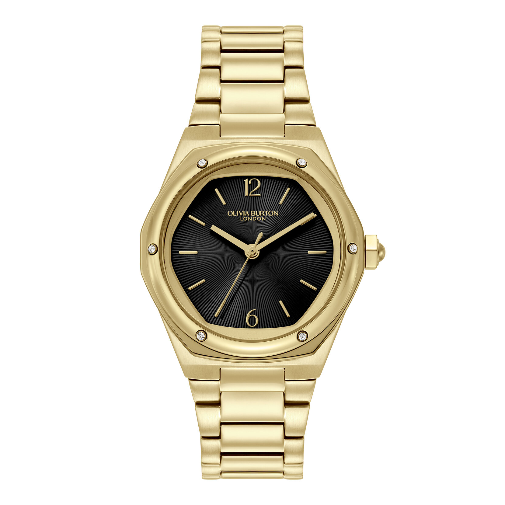 33mm Hexa Black & Gold Bracelet Watch