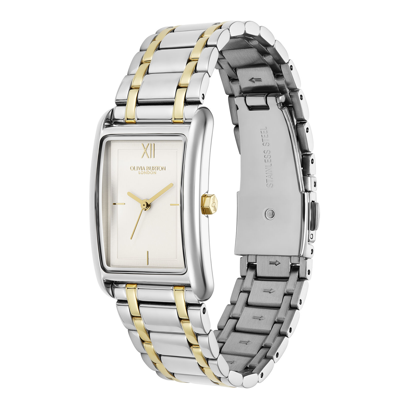Olivia burton two tone watch shop