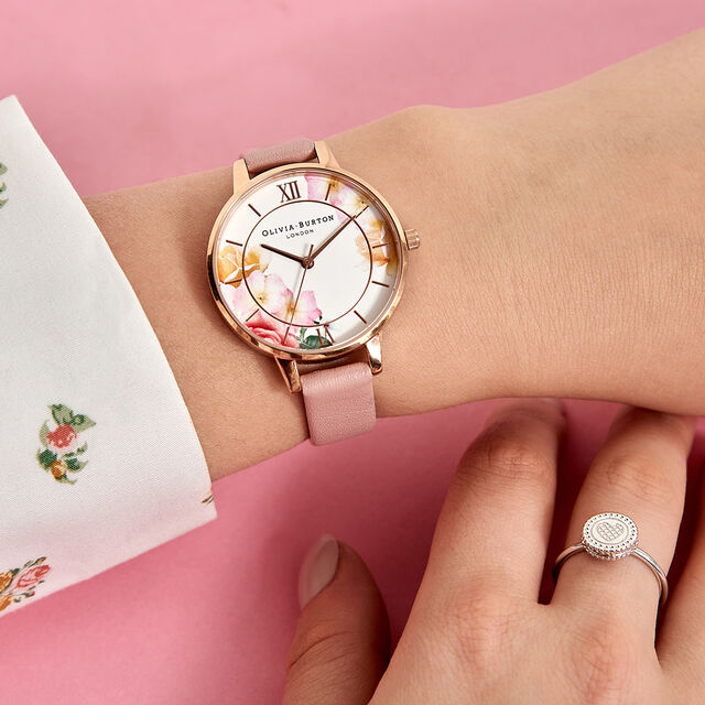 Tea Party Demi Dial Pink & Rose Gold Watch