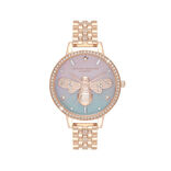 Olivia Burton Rose Gold Watch with Rainbow Bee 30 mm NIB Olivia Burton Rose Gold Watch with Rainbow Bee 30 mm NIB main image 4