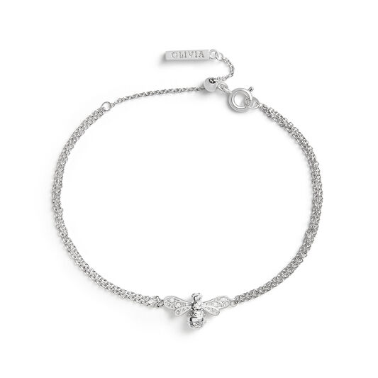 Silver Bee Bracelet