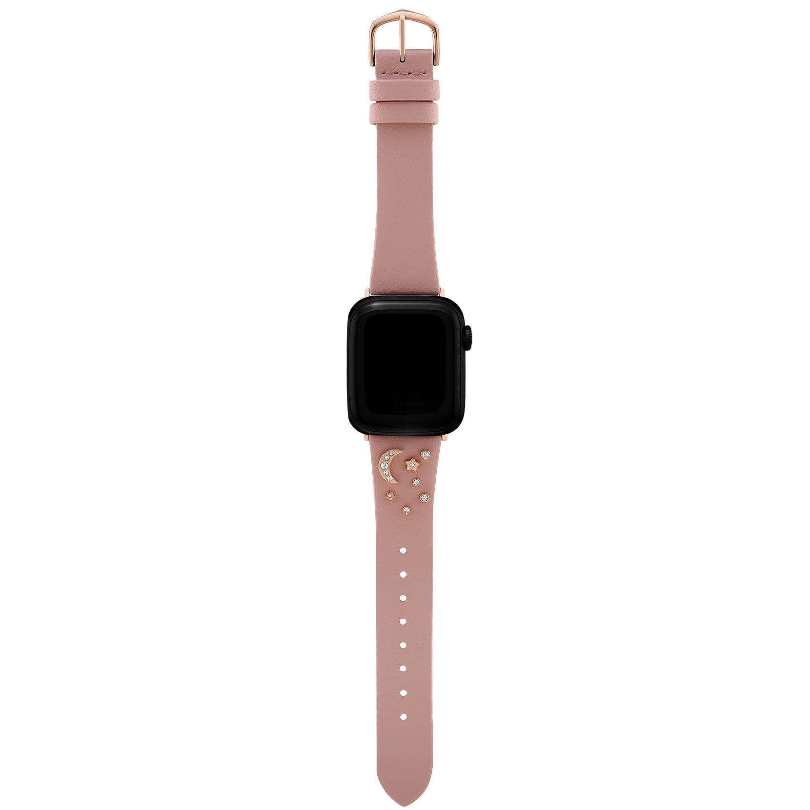 Rose Gold & Blush Celestial Leather Strap
