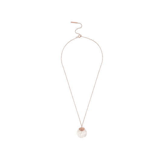 Semi Precious Necklace Rose Gold & Rose Quartz