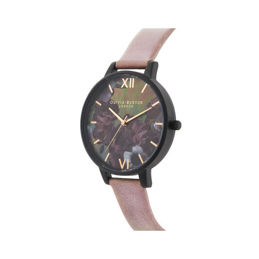 After Dark Big Dial Watch with Black Mother-Of-Pearl