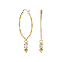 Dainty Gold Plated Hoop Earrings