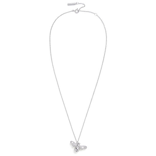 Sparkle Bee Silver Necklace 