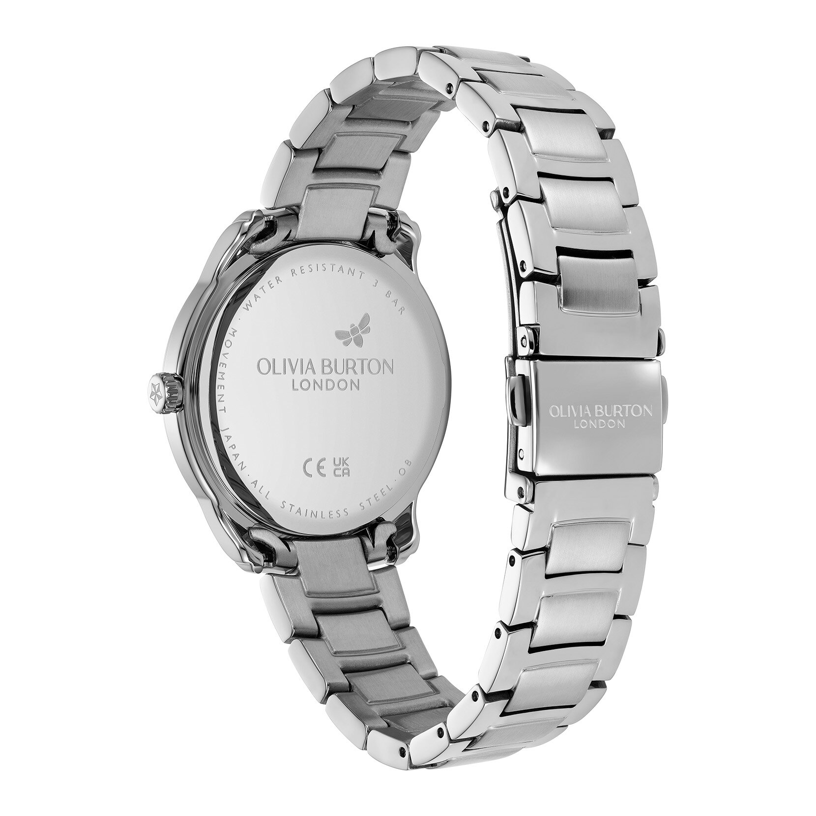 36mm Colourwave Blue Ombre & Silver Bracelet Watch