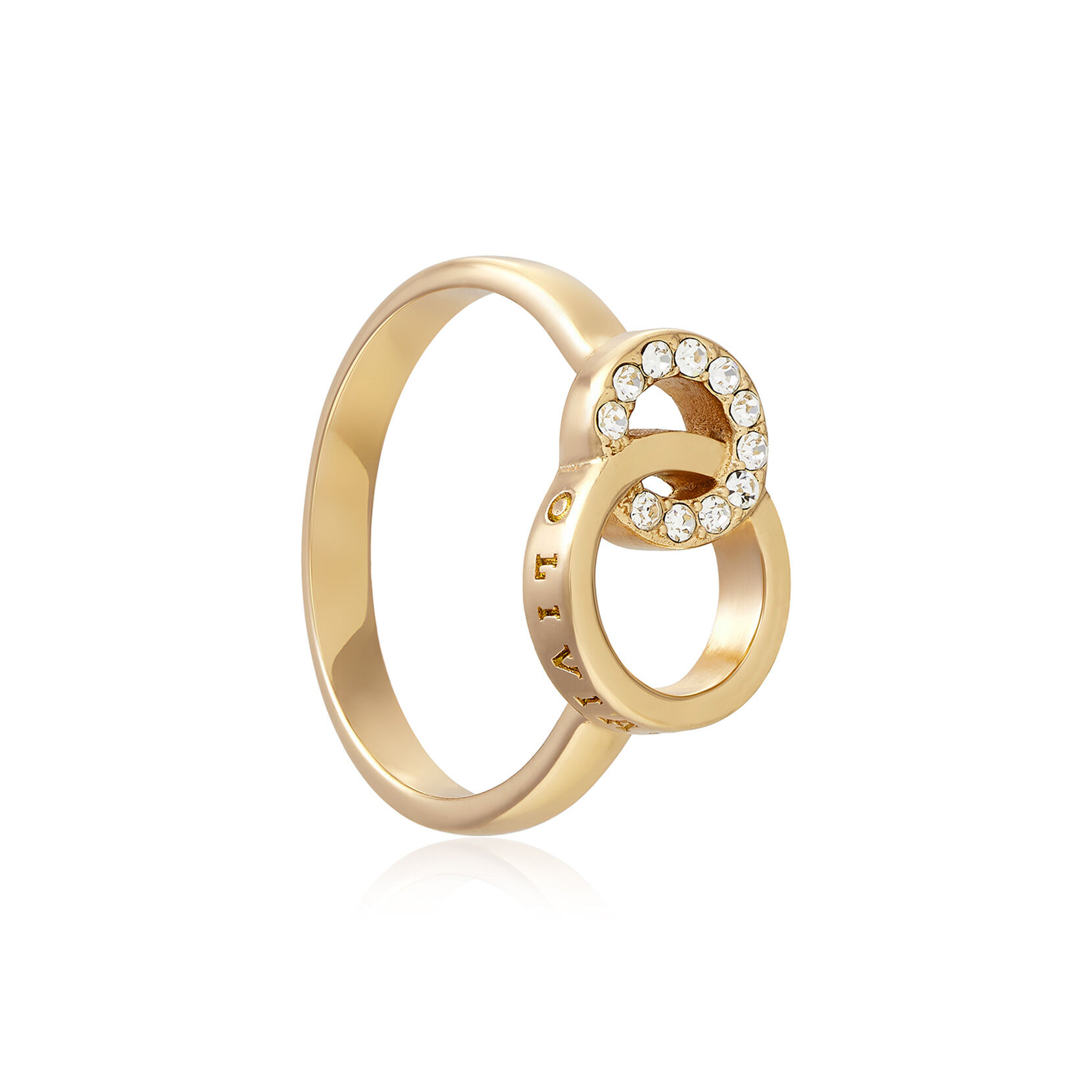 Classics Gold Interlink Ring