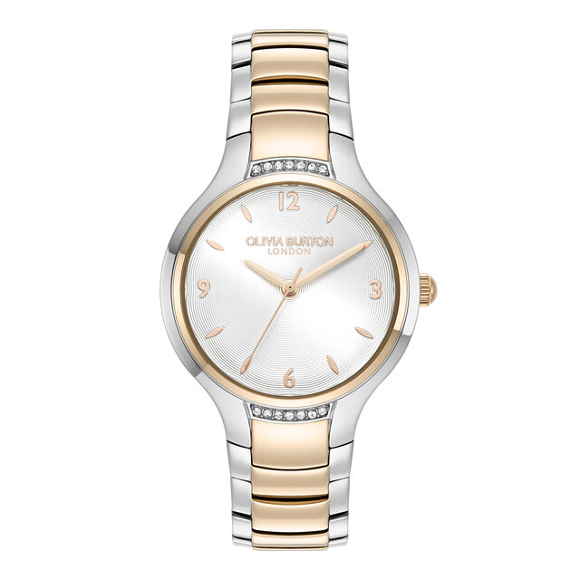 34mm Lea White & Two Tone Bracelet Watch