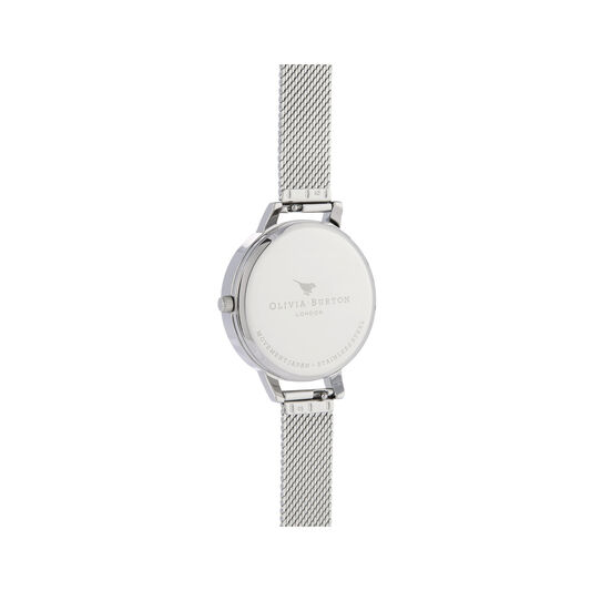 Sunray Demi Dial Watch with Boucle Mesh