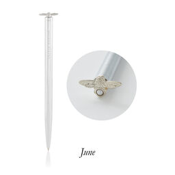 Celebration Bee Pen Pearl &&nbsp;Silver&nbsp;June